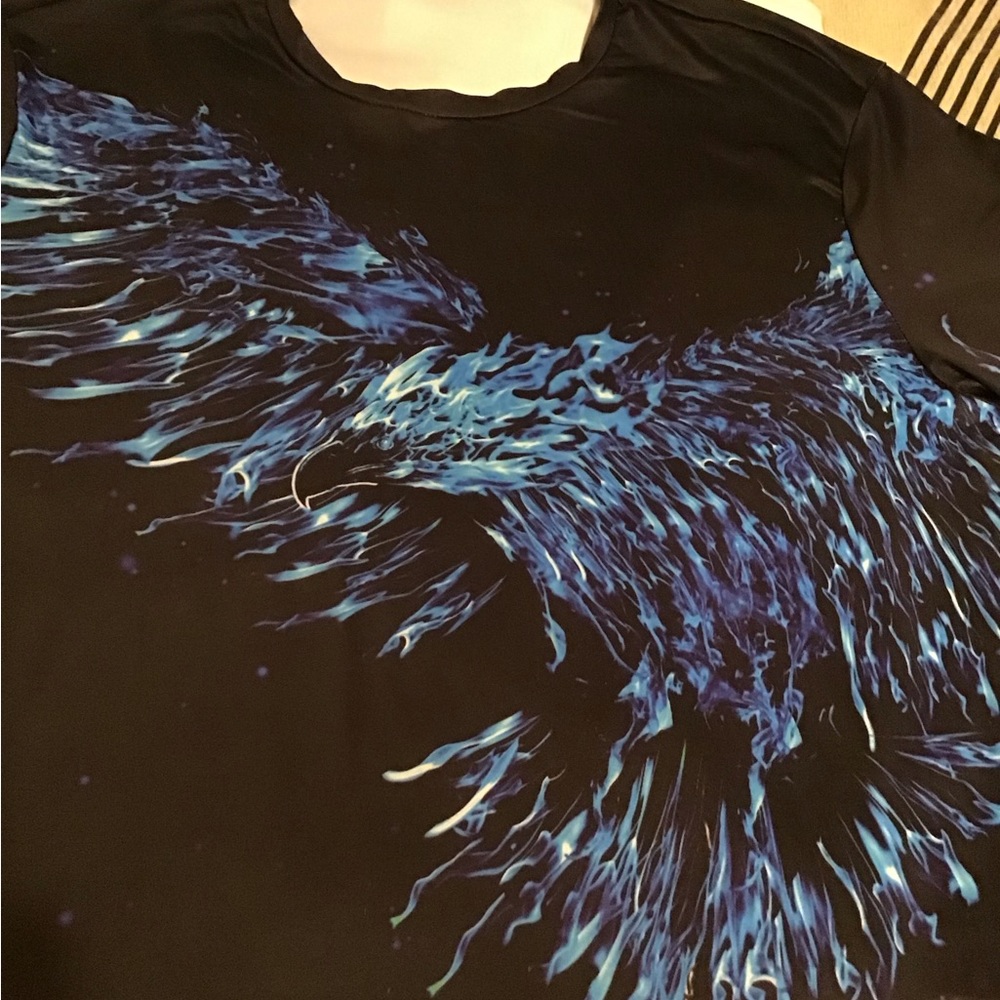 Men nylon crew tee